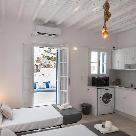 Апартаменты Myconian Little Venice Elite With Sea View Mykonos Town